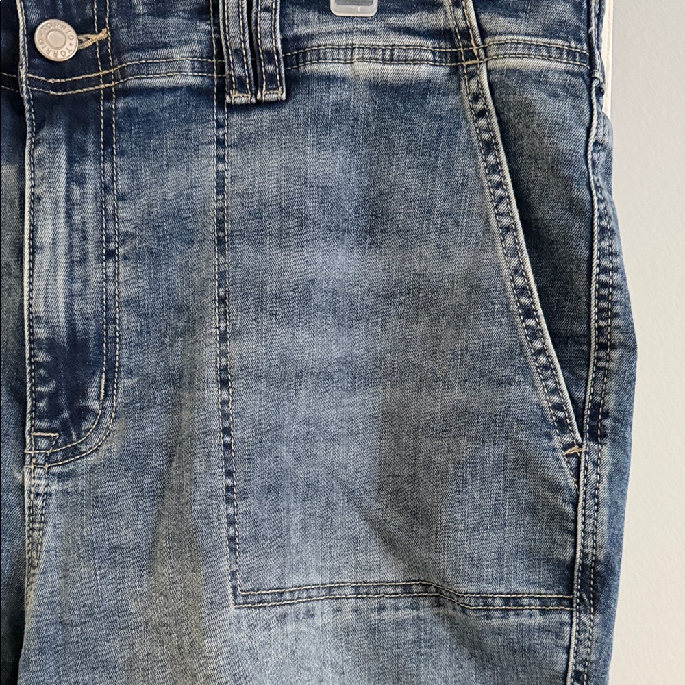TORRID Dark  Blue Distressed Wash Ankle/Jogger Jeans for Women - size 20R  NWT!! - Picture 5 of 10